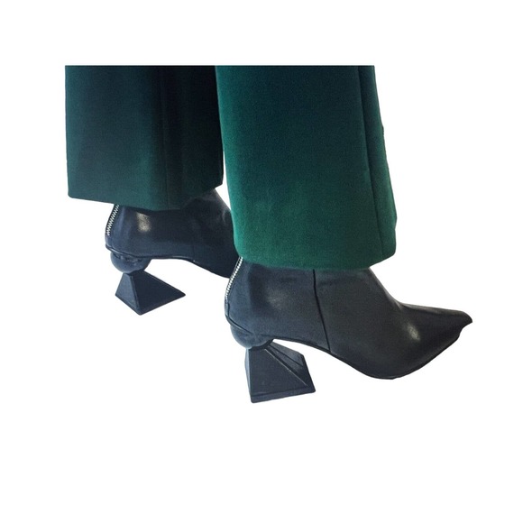 YUUL YIE Amoeba Glam‎ Heel Boots Black Size US 9.5 EUC 41 EXCELLENT - Picture 12 of 13